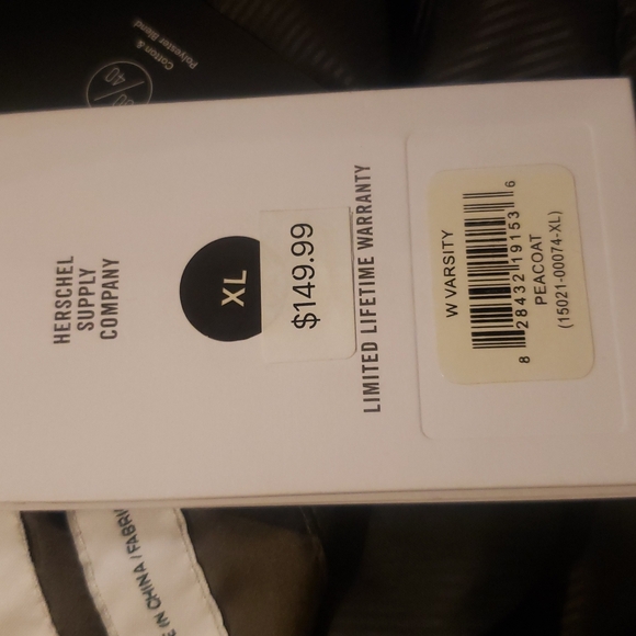 Women's Varsity Jacket by Herschel, Color - peacoat, Size XL, Originally $149.99 - Picture 8 of 12